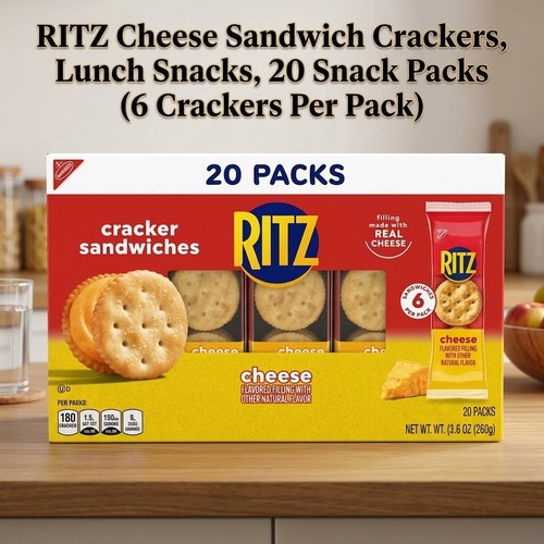 Ritz cheese sandwich crackers - ritz,