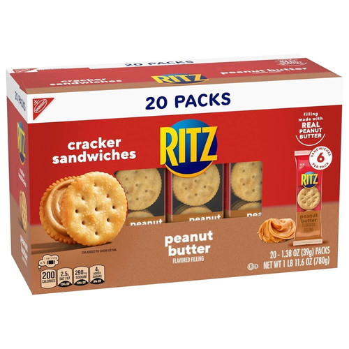 Ritz peanut butter - ritz, sandwich