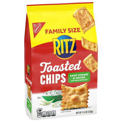 Ritz toasted chips - toasted, cream