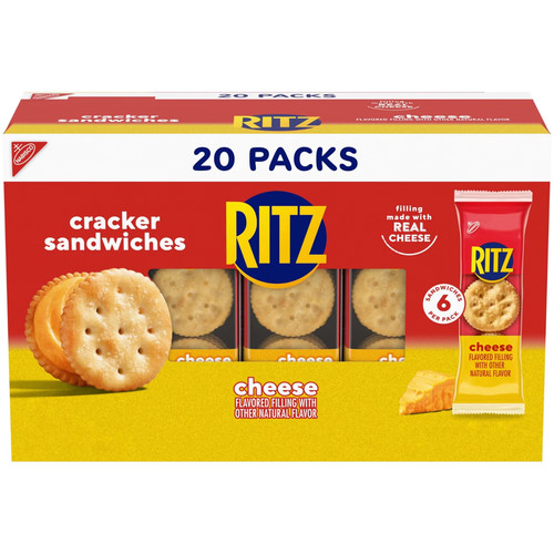 Ritz cheese sandwich crackers - ritz,