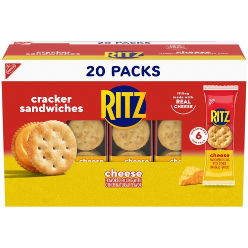 Ritz cheese sandwich crackers - sandwich,