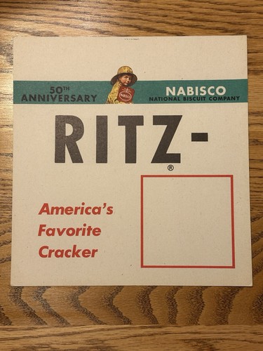 1948 nabisco ritz crackers - ritz,